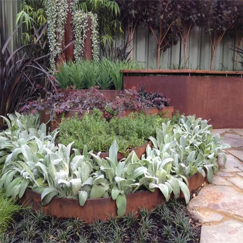 Customized Garden Metal Edging Ideas